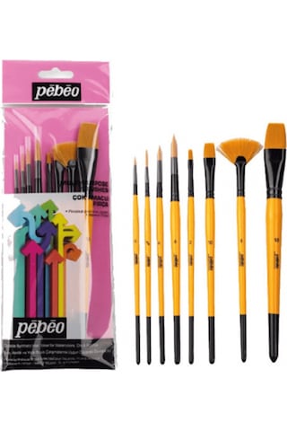 Pebeo Fırça 8'li Set No:4