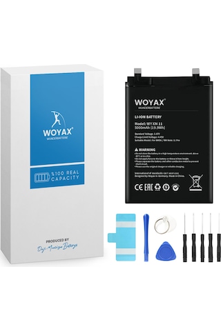 Woyax by Deji Xiaomi Redmi Note 11 Pro 4G Uyumlu Batarya