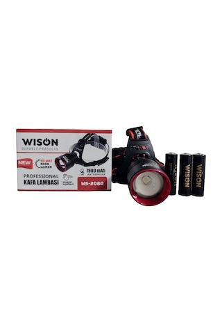 Ws-2080 Profesyonel Kafa Lambası 3000 Lümen 40 Watt