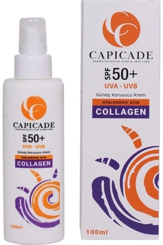 Capicade Collagen Güneş Koruyucu Krem Spf 50+ 100 ML