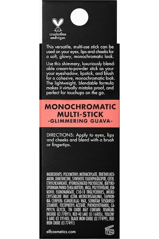E.l.f. Monokromatik Multi Stick Göz Dudak Ve Yanak Için Kremsi Allıklar Glimmering Guava