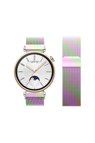 Huawei Watch Gt4 41mm Uyumlu Manyetik Milanese Loop Metal Kordon