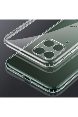 Huawei P40 Lite Kilif 3D Kamera Korumali Ince Sararmaz Seffaf 427016448