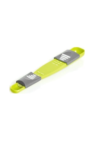 Xindoker Baking Ölçüm Kaşığı İki Uçlu 8 Ayar Plastik Pişirme Ölçüm Aracı Toz, Yağ, Baharat Yeşil