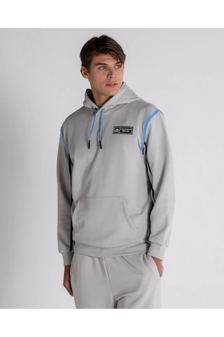 Kappa Authentic Tech Zedek Erkek Lacivert Comfort Hoodie Siyah