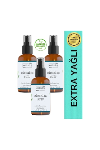Biberiye Suyu 300 Ml - 3 X 100ml Sebum/yağ Dengeleyici Tonik
