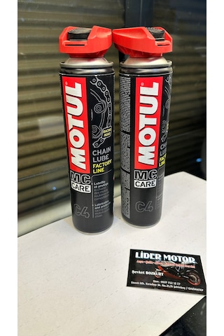 Motul C4 Chain Lube Zincir Yağlama Spreyi 2 x 400 ML