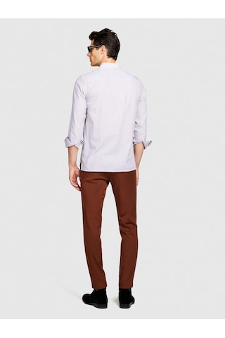 Sisley Slim Fit Esnek Chino Pantolon Erkek Kahverengi Pantolon - 323a4aıhsf021