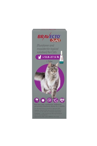 Bravectoo Duact 6.25 -12.5 Kg Kedi Skt:2027 Bravectoo Duact 6.25 -12.5 Kg Kedi Skt:2027