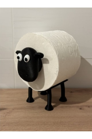 "tp Sheepy" Dekoratif Koyun Tuvalet Kağıdı Tutucusu Çok Renkli