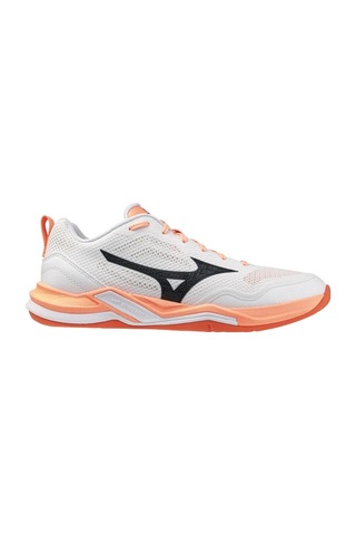 Mizuno Wave Stealth Pro Unisex Hentbol Ayakkabısı Beyaz / Turuncu Çok Renkli