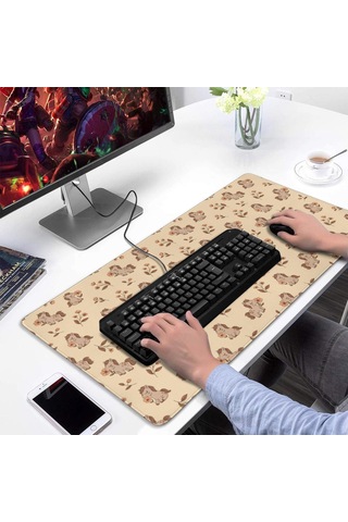 Deer Büyük Oyun Mouse Pad 31.5x15.7 Inch,kaymaz Kauçuk,masaüstü, Dizüstü Ve Kablosuz Fare İçin-a10