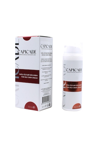 Capicade Acne Yağlı Ciltler için Bakım Kremi 50 ML