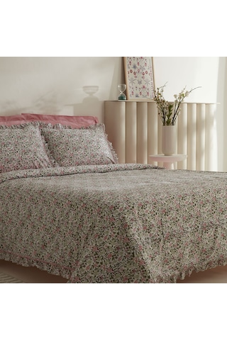 Karaca Home Minay 52 Tel %100 Pamuk Çift Kişilik Nevresim Takımı Pembe Pembe