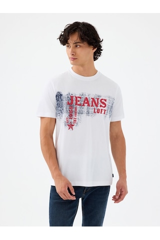 Loft Regular Fit Erkek Tshirt K.kol Lf2041203 Q1.v1 Beyaz