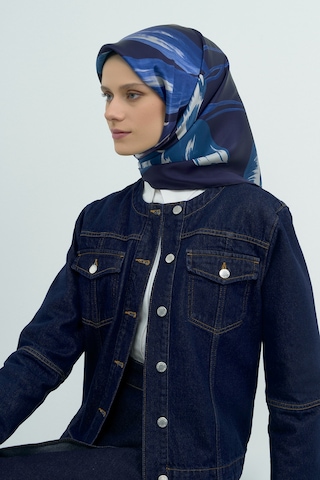 Armine Saf İpek Sura Eşarp-2026 İlkbahar-yaz- 95060d Lacivert