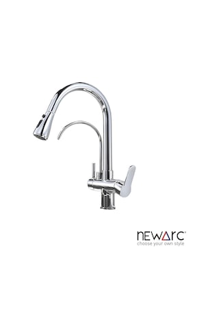 Newarc 150589SP Arıtma Su Girişli Spiralli Evye Bataryası