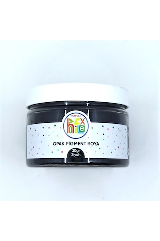Epoksi Reçine Pigment Opak Toz Boya Siyah Renk 30 G