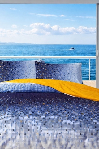 Özdilek Mosaic Nevresim Takımı Çift Kişilik - Lacivert Renkli