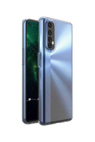 Realme 7 Kılıf Zore Süper Silikon Kapak Renksiz