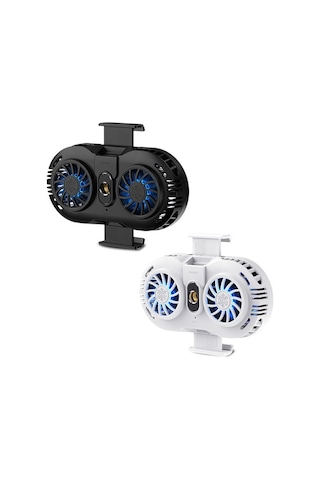 Çift Fanlı Telefon Radyatörü Uzun Kullanım Süresi Telefon Tutucu Soğutma Pedi Gamepad Denetleyici Isı Emici