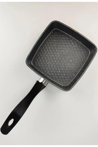 12 Cm Granit Sos Tavası Mini Tereyağı Tavası, Yapışmaz Küçük Tava, Yumurtalık, Sos Ve Tereyağı Eritme İçin Tek Kişilik Mutfak Tavası Kare Açık Bakır