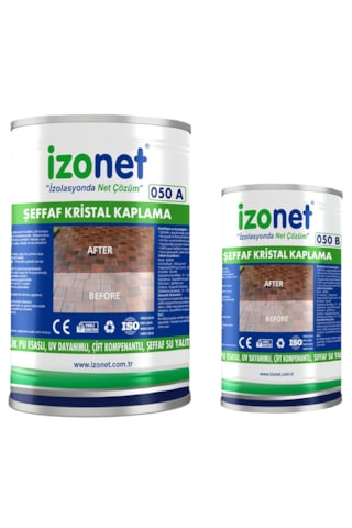 İzonet 050 Kristal Cam Lıquıd Glass 2,4+0,6 3 Kg