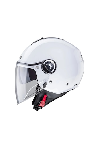 Caberg Riviera V4 Güneş Vizörlü Yarım Açık Motosiklet Kaskı Beyaz