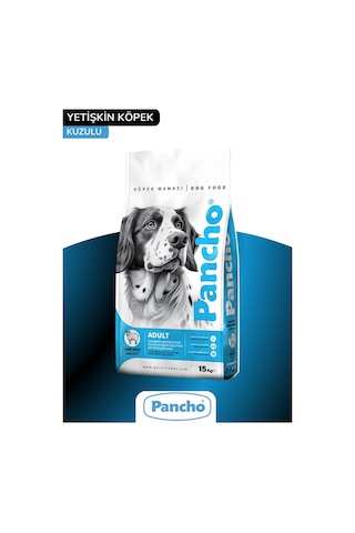 Pancho Kuzu Etli Yetişkin Köpek Maması 15 KG