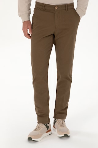 U.s. Polo Assn. Erkek Haki Pantolon Kanvas-chino 50316831-vr027 Haki
