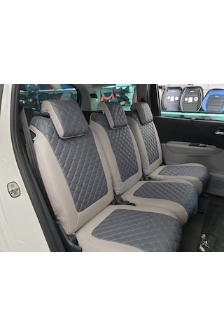 Peugeot 5008 7 Kişilik Araca Özel Deri Oto Koltuk Kılıfı 398665059