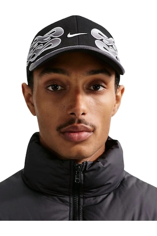 Nike Club Structured Og Flame Cap Black Unisex Şapka Siyah Ih9258-010