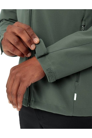 Vaude Cyclone Kapüşonlu Softshell Erkek Ceket 46387 Agave
