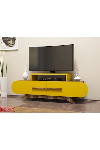 Variant Variant Rose Tv Sehpasi Tv Ünitesi ( Ceviz-Sari )