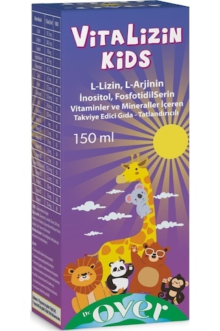Dr. Over Vitalizin Kids Takviye Edici Gıda 150 ML