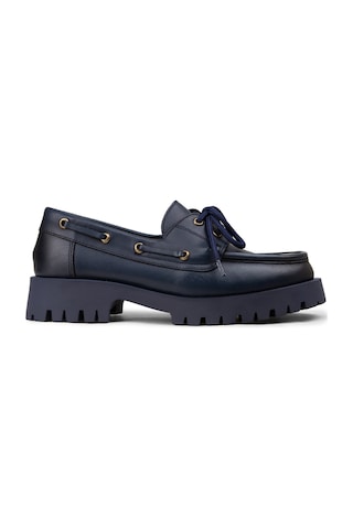 Deery Kadın Hakiki Deri Lacivert Marin Loafer - 02036zlcvc02