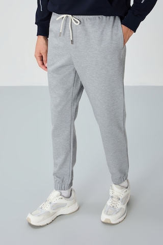 Tommy Life Gri Melanj Yüzeyi Dokulu Standart Fit Erkek Eşofman Alt - 82156 GB MELANJ