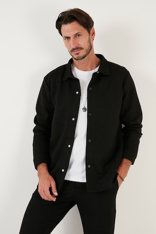 Buratti Fitilli Çıtçıtlı Relaxed Fit Erkek Gömlek 5905510 Siyah
