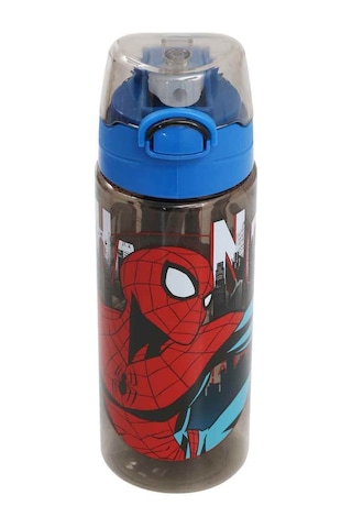 Spiderman Matara 500 Ml Mavi Renk 1 Adet Erkek Çocuk Örümcek Adam Lisanslı Suluk Okul Matarası Öğrenci Suluğu Mavi