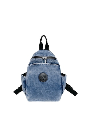 Arion Xy-628 Denim Kot Omuz Ve Sırt Çantası Mavi