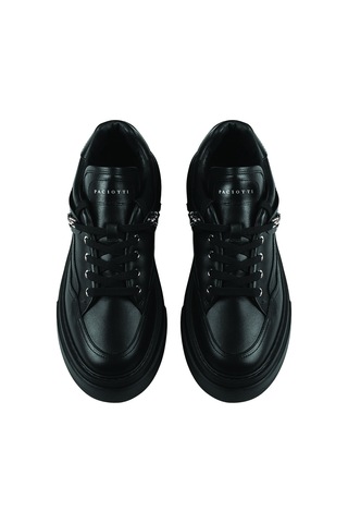 D Vt999 Vitello Black Sneaker Günlük Erkek Lu68458 Paciotti Men Shoe D Vt999 Vitello Black