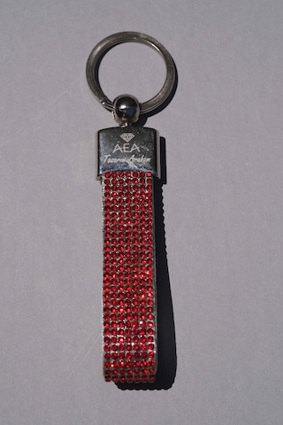 Kırmızı Swarovski Taşlı Anahtarlık
