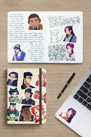 Kusuriya No Hitorigoto The Apothecary Diaries Anime Yapışkanlı Folyo Sticker Paketi 25 Adet Çok Renkli