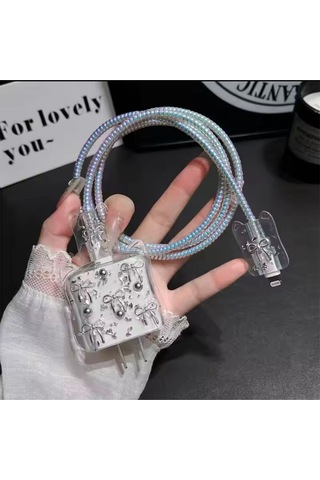 18w/20w Uyumlu Kulaklı Şarj Aleti Kılıfı, Şarj Kablo Koruyucu, Şarj Koruyucu İthalatçı Garantili Bel