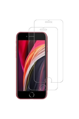 Apple Uyumlu iPhone Se 2020 Kırılmaz Ekran Koruyucu Temperli Cam