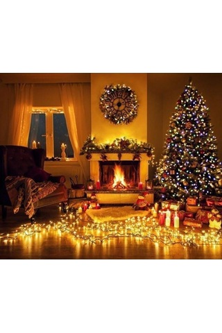 10 Metre 100'lü Led Solar Enerjili Işık Bahçe Işıklandırmak İçin Lamba Dış Mekan İçin Uygun Güneş Enerjili