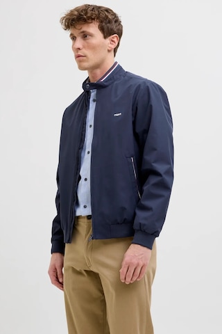 Jack & Jones Erkek Jprblubrad Mevsimlik Bomber Ceket 12273393 Lacivert Lacivert