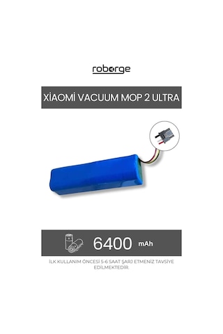 Xiaomi Vacuum Mop 2 Ultra Stytj05zhmhw Robot Süpürge Uyumlu Batarya 6400 Mah - Muadil Ürün