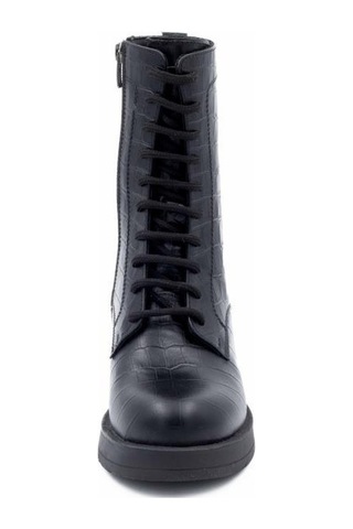 Freefoot 24402 Kroko Siyah Kadın Bot 001