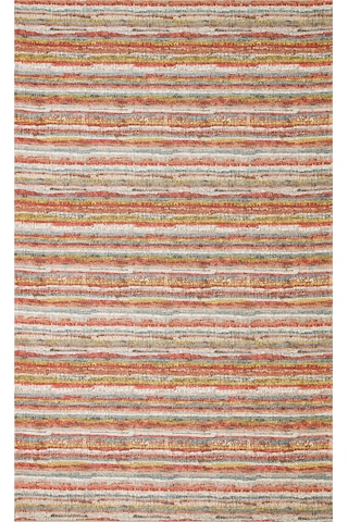Multy Hasır Görünümlü Kaymaz Renkli Dokuma Modern Kilim